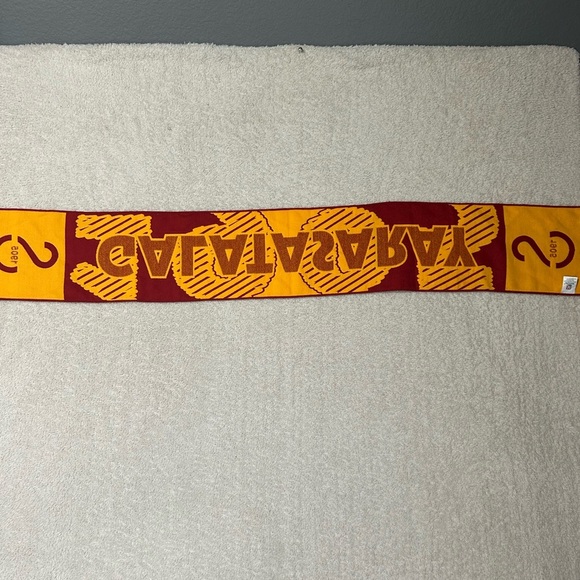 Mayatki Red and Yellow Scarf - Picture 5 of 6